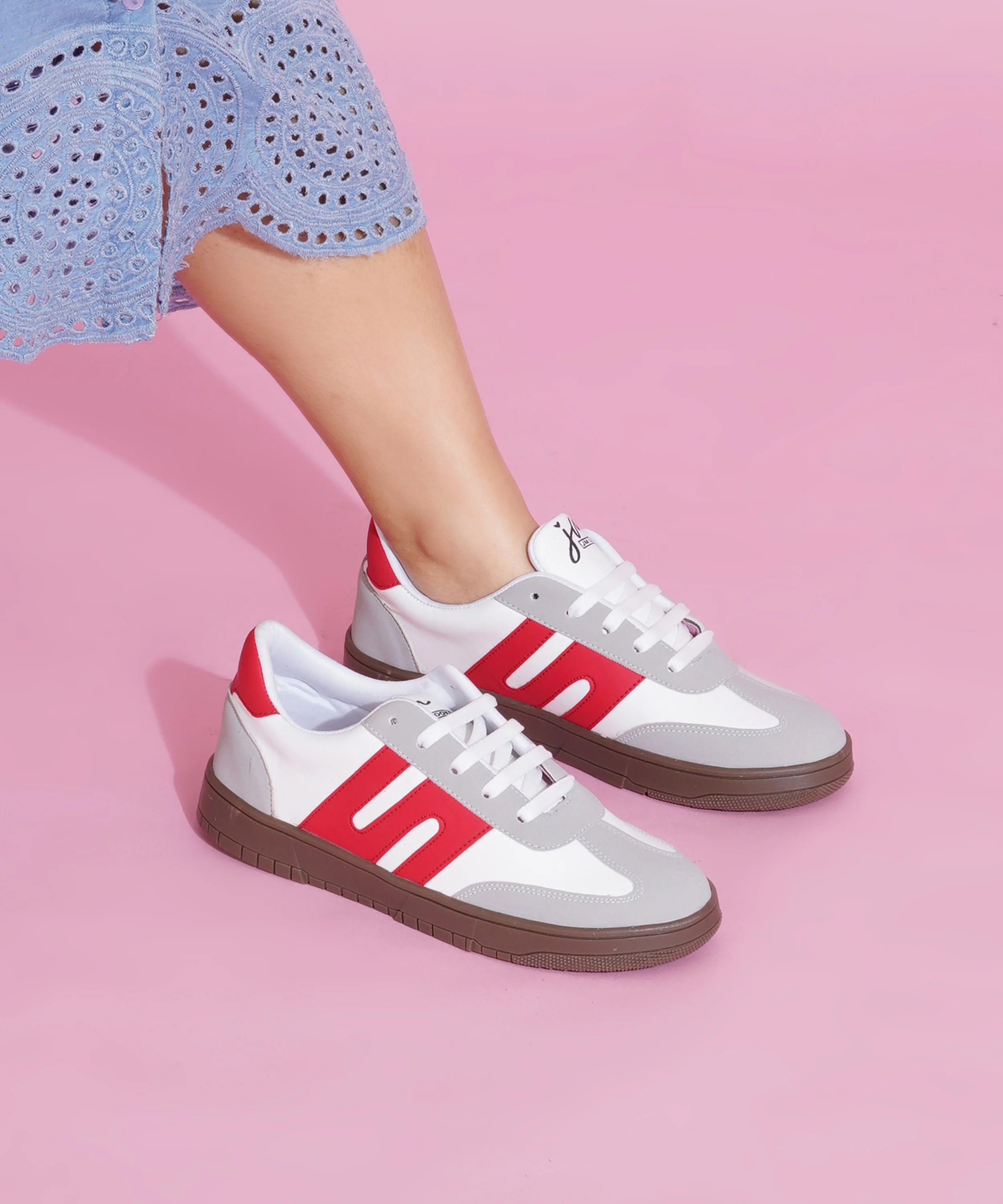Casual Sneakers for Women, Trendy Lace-Up Shoes with Premium Finish - Image 20