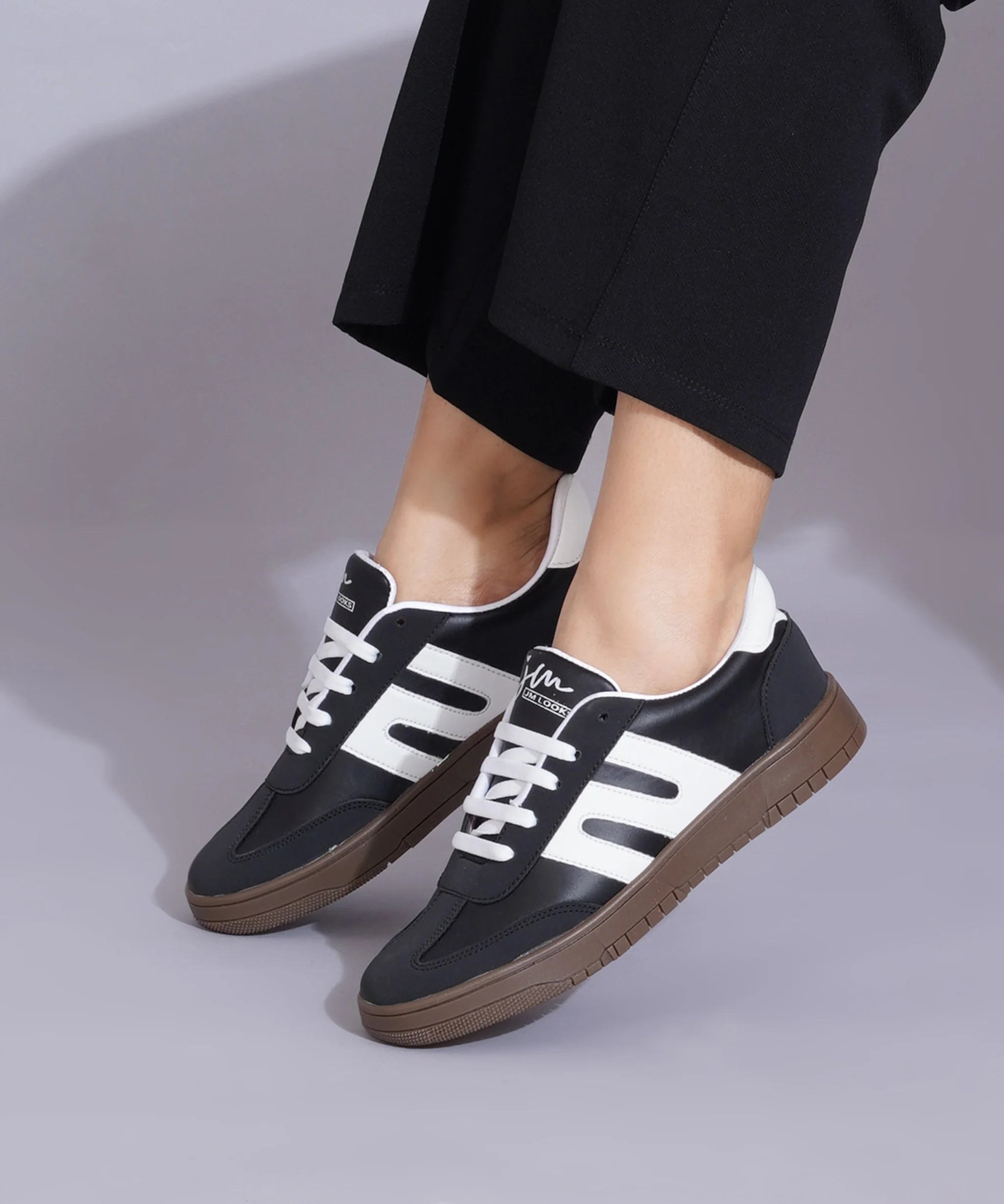 Casual Sneakers for Women, Trendy Lace-Up Shoes with Premium Finish - Image 4