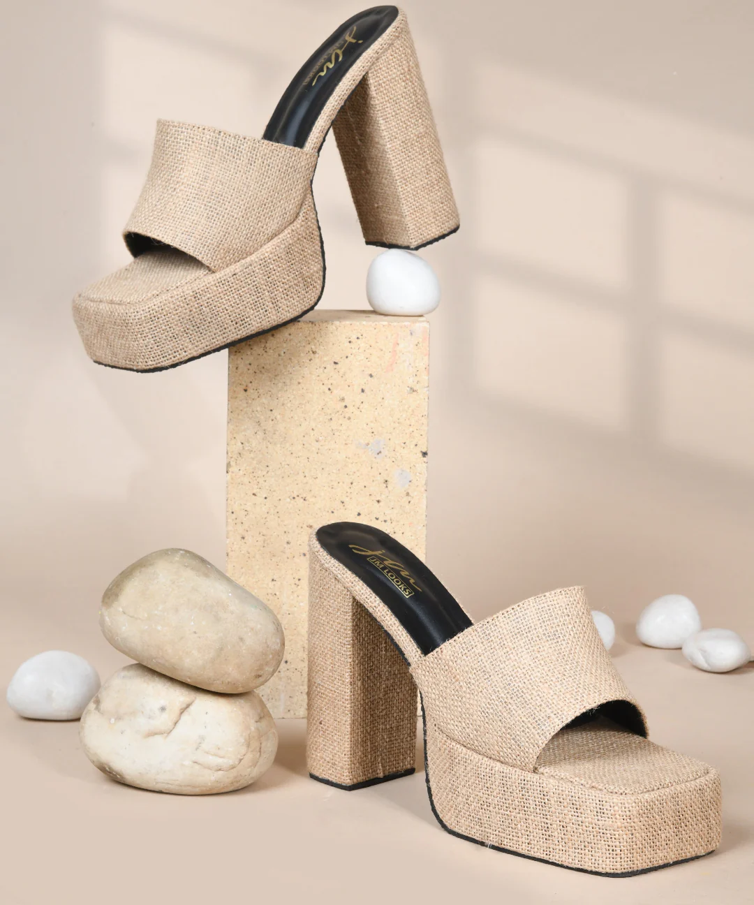 Platform Ultra-High Block Heels - Image 10
