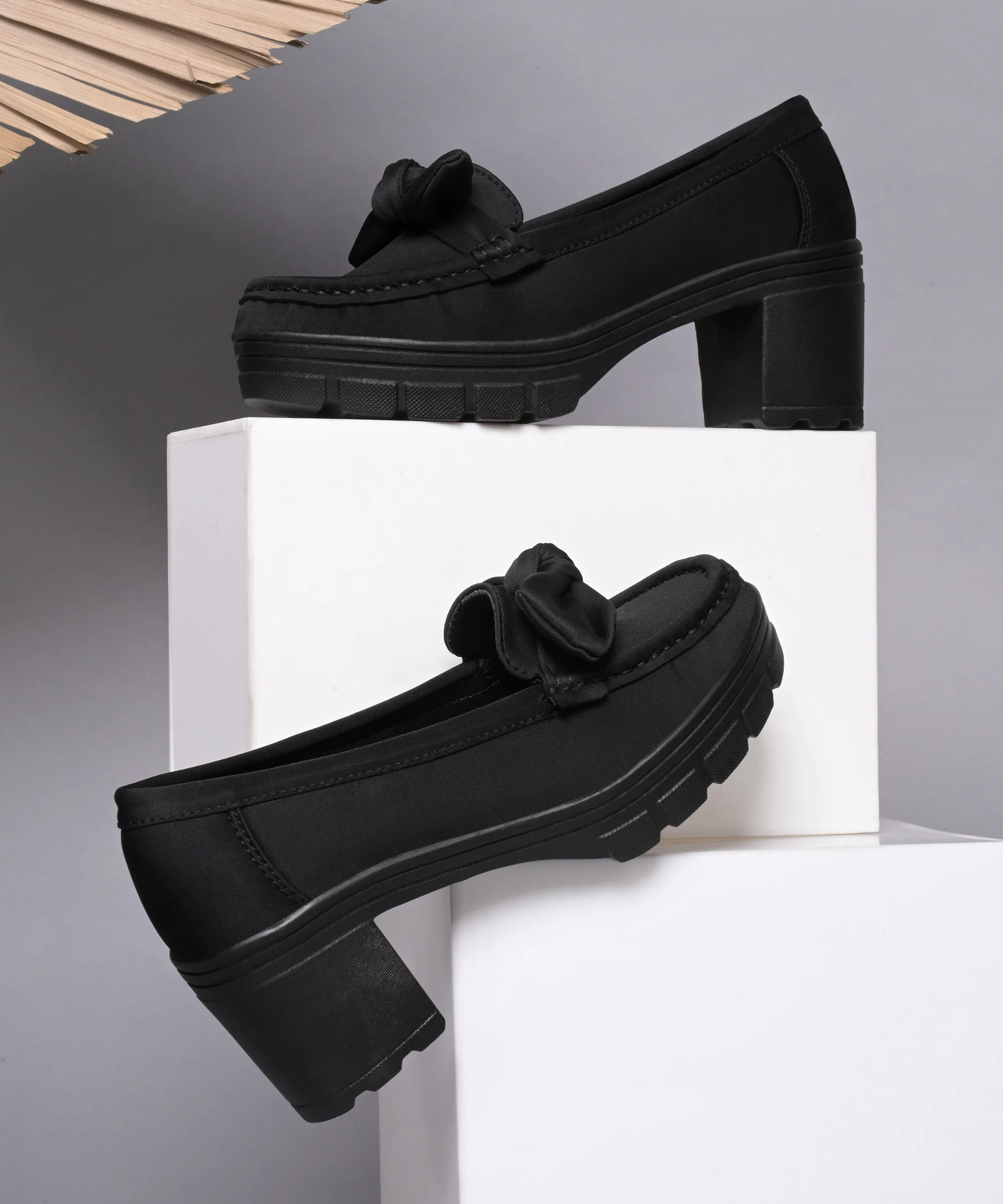Urban Comfort Bow Loafers