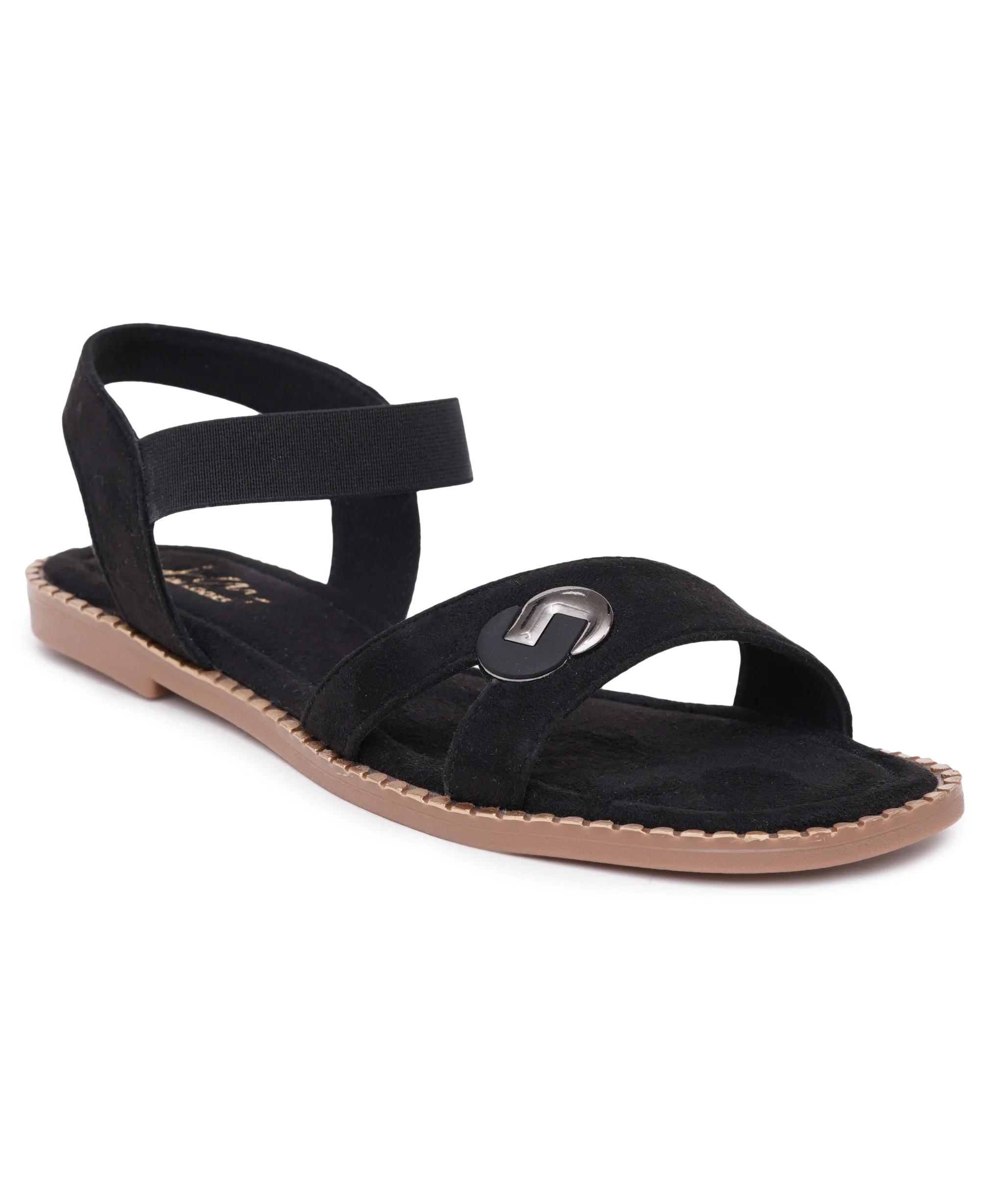 Urban Comfort Open-Toe Flats - Image 6