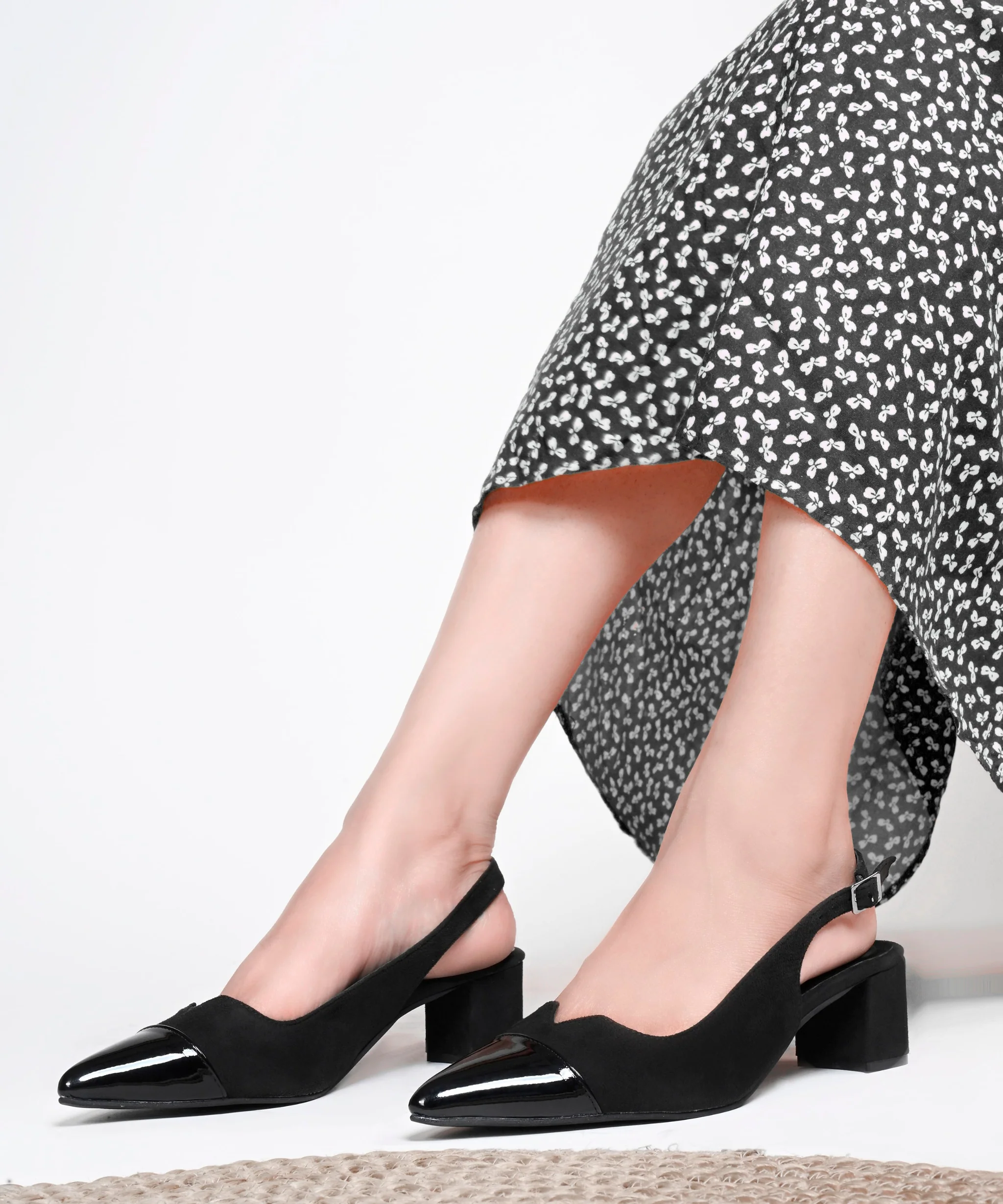 Velvet Grace Slingback Heels - Image 4