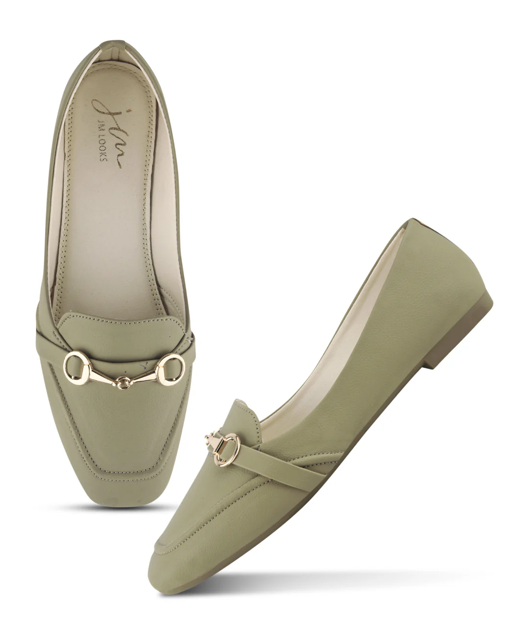 Women Flat Loafers with Metal Horsebit - Image 17