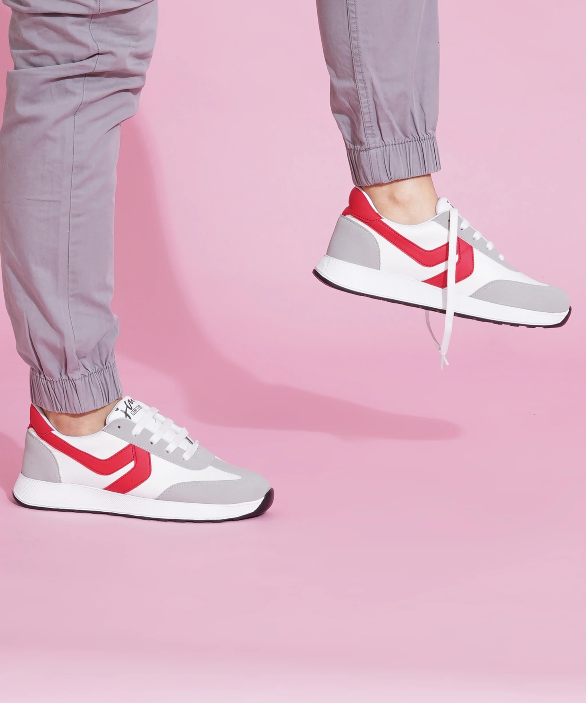Women’s Casual Lace-Up Sneakers with Contrast Panels - Image 16