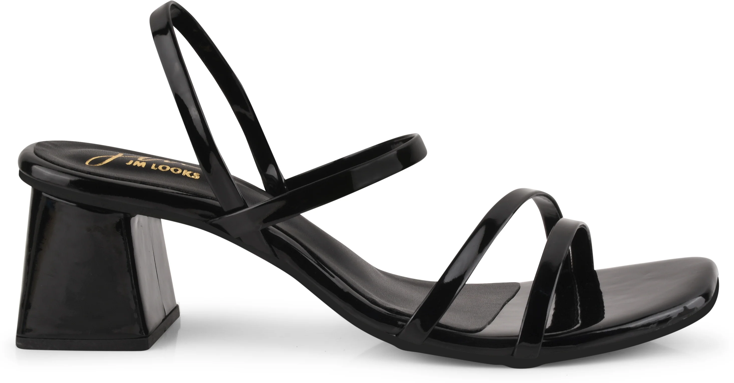 Women Strappy Slingback Chunky Heeled Sandals - Image 5