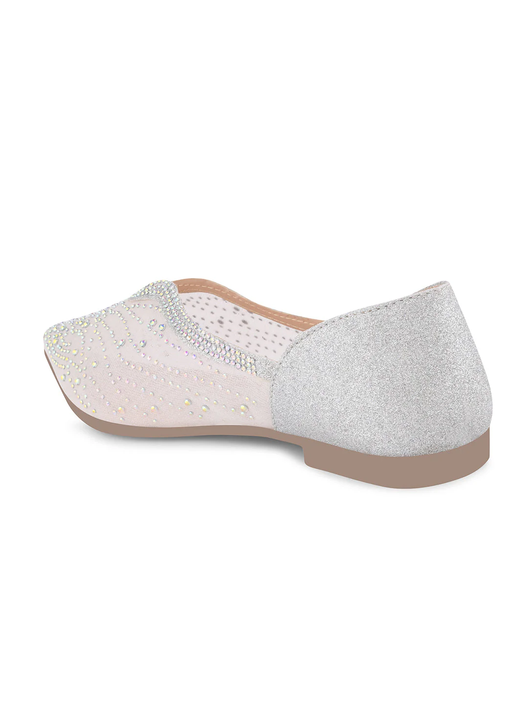Jm Looks Women's Embellished Pointed Toe Flat - Image 8