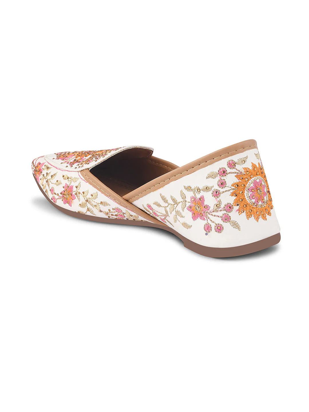 JM Looks Embroidered Jutti Loafer Flat - Image 18