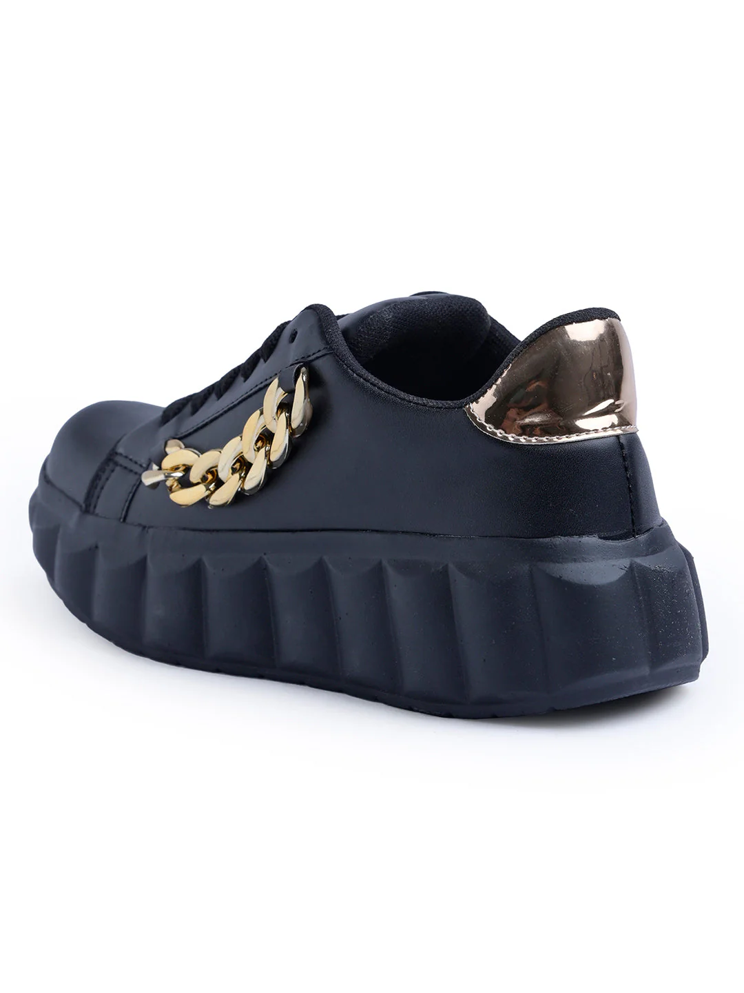 Jm Looks Chain Embellished Platform Sneakers - Image 7