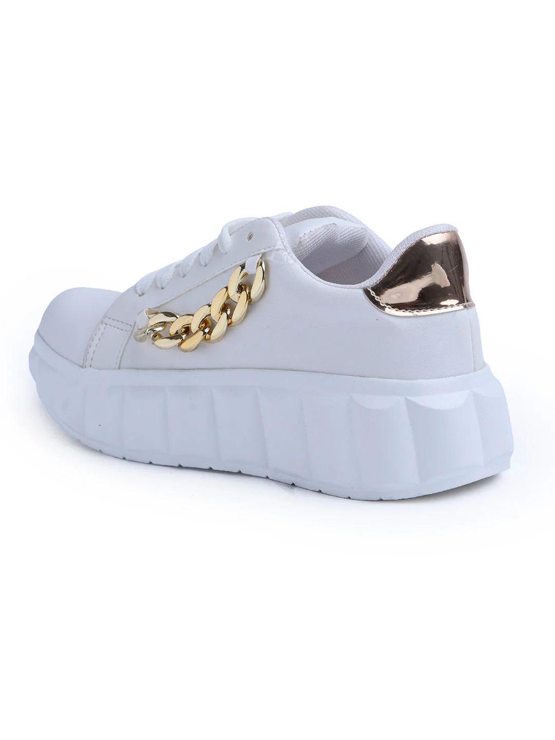 Jm Looks Chain Detail Platform Sneakers - Image 12