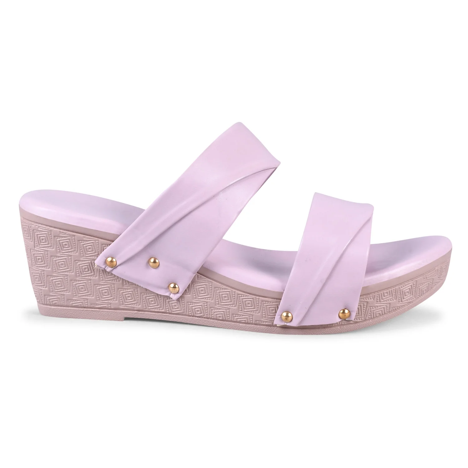 Jm Looks Women's Dual Strap Wedge Slides Sandals with Comfortable Platform Sole - Image 10